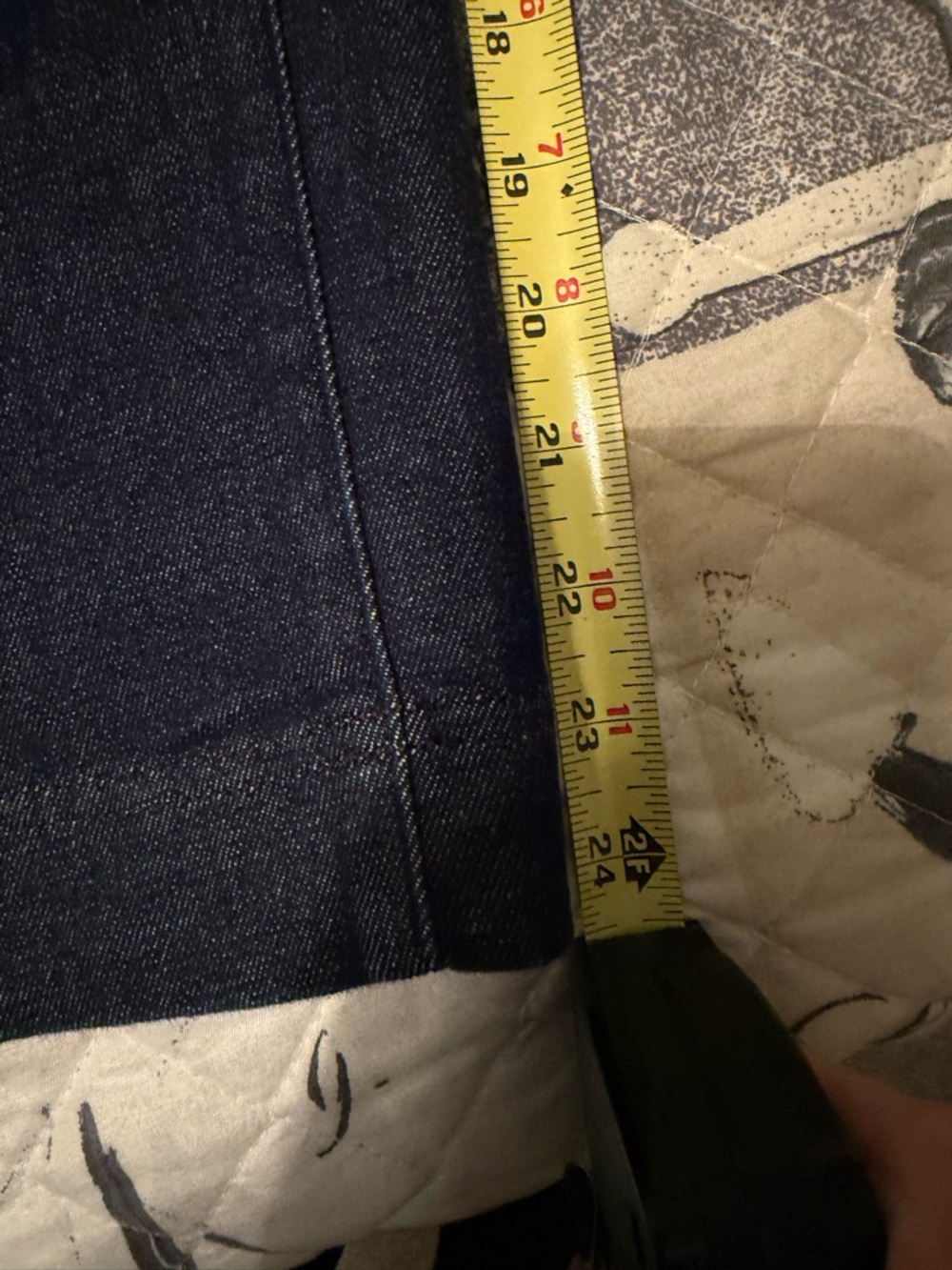 NWT SPANX Zero Waistband Crop Womens Wide Leg Jeans Raw Indigo Wash Size 2x - Picture 10 of 12